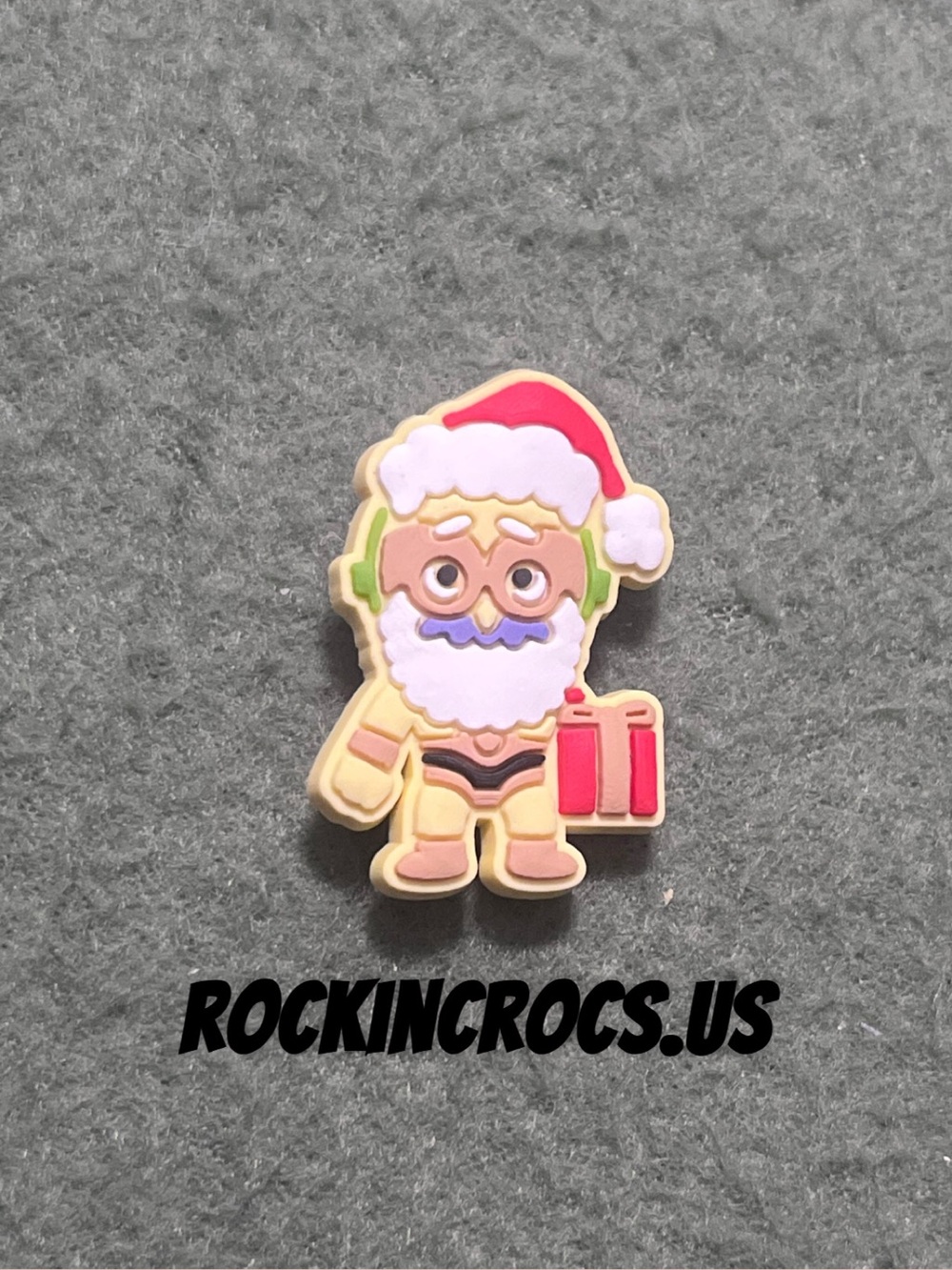 Galactic Christmas Croc Charm